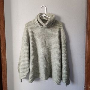 Old Navy Olive Cowl Neck Sweater